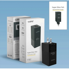 Cargador Universal 65w Usb C Pd + Cable Smartphone Y Laptop